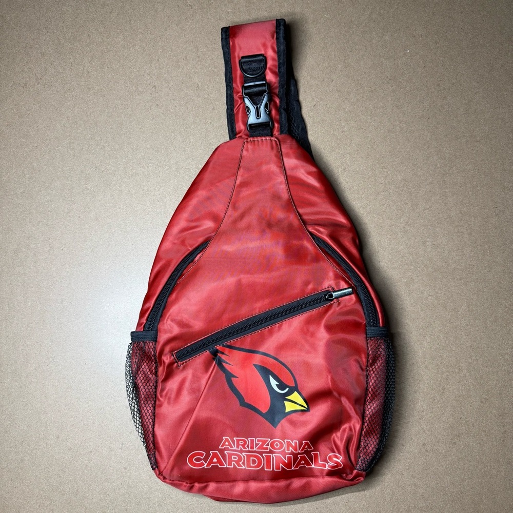 Arizona Cardinals Sling Backpack Crossbody Bag NFL Red Fan Gear